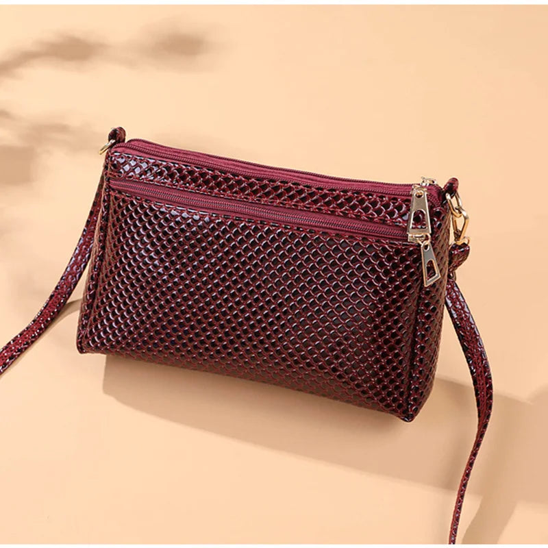 PU Leather Clutch Bags for Women High Capacity Crossbody Evening Bag