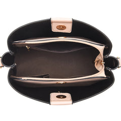 Women Leather Crossbody Messenger Bag Shoulder Bucket Handbags