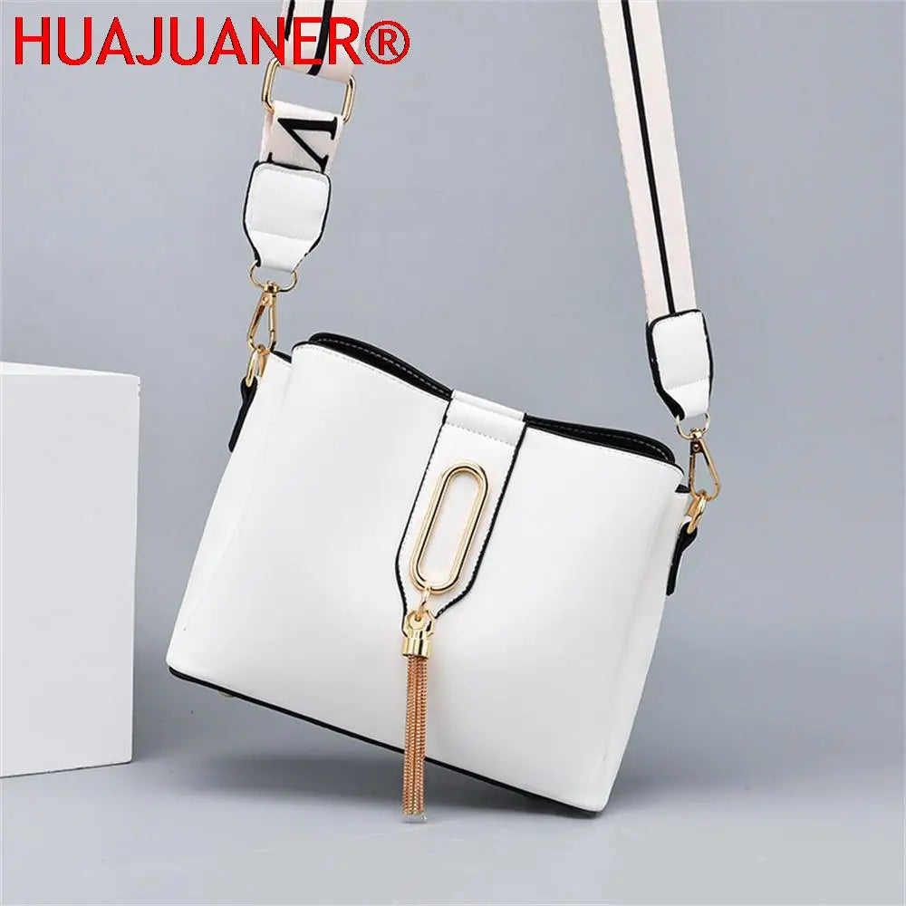 Leather Crossbody Bag for Women Messenger Handbag