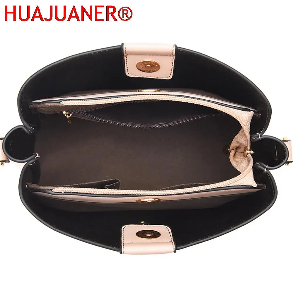 Leather Crossbody Bag for Women Messenger Handbag