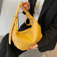 Soft Leather Shoulder Bag Vintage Crossbody Bags Women Bag Casual Sac