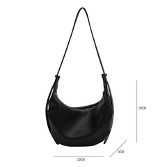Soft Leather Shoulder Bag Vintage Crossbody Bags Women Bag Casual Sac