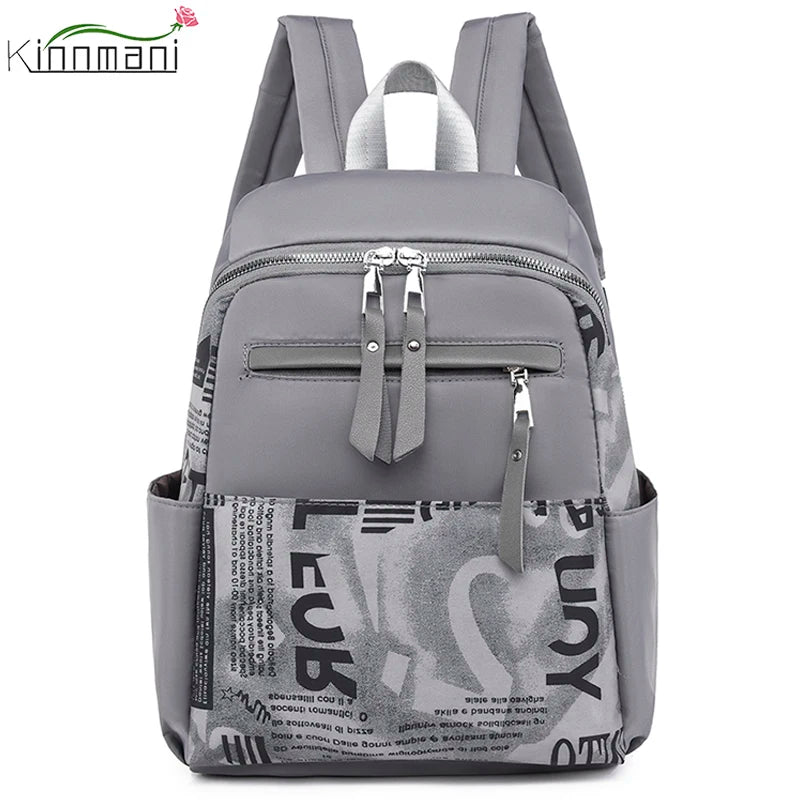 Women's Oxford Cloth Waterproof School Backpack
