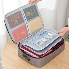 Fruit Print Waterproof Briefcase Handbag for Travel, Men and Women