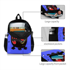 Rednosed Cat Travel Laptop School Backpack