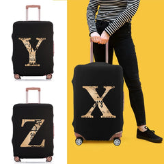 Brown Luggage Cover Elastic Dust Cover 18-32 Inch Travel Accessories