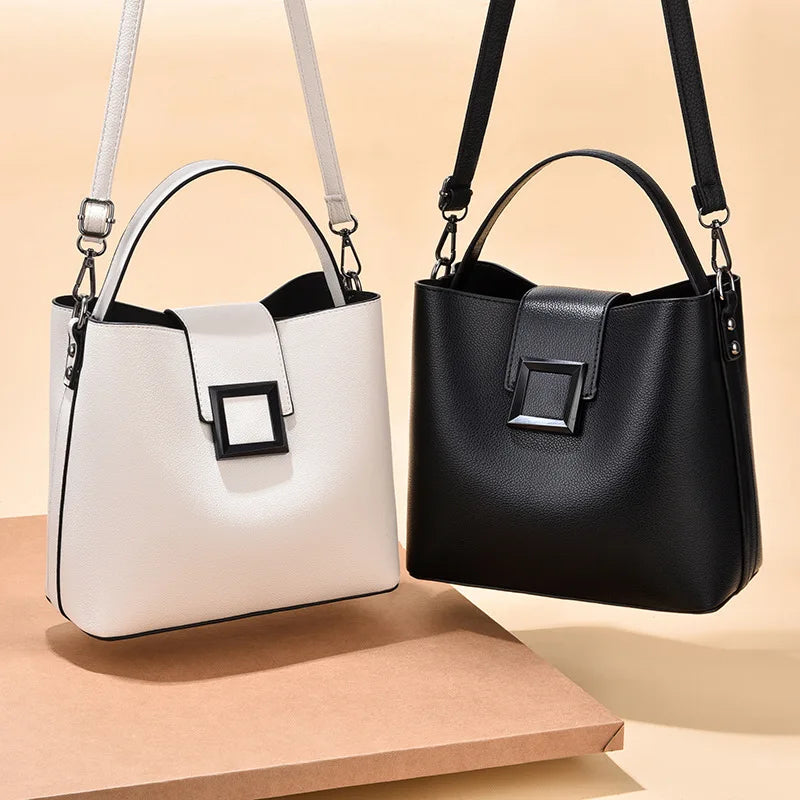 Printed Shoulder Bag for Women Spring Autumn Winter