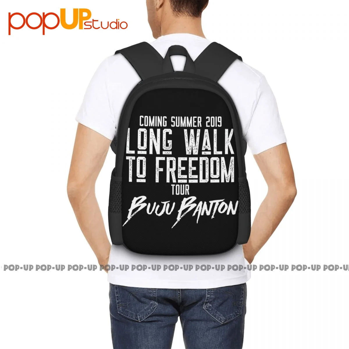 Buju Banton Reggae Tour Backpack Gym Schoolbag