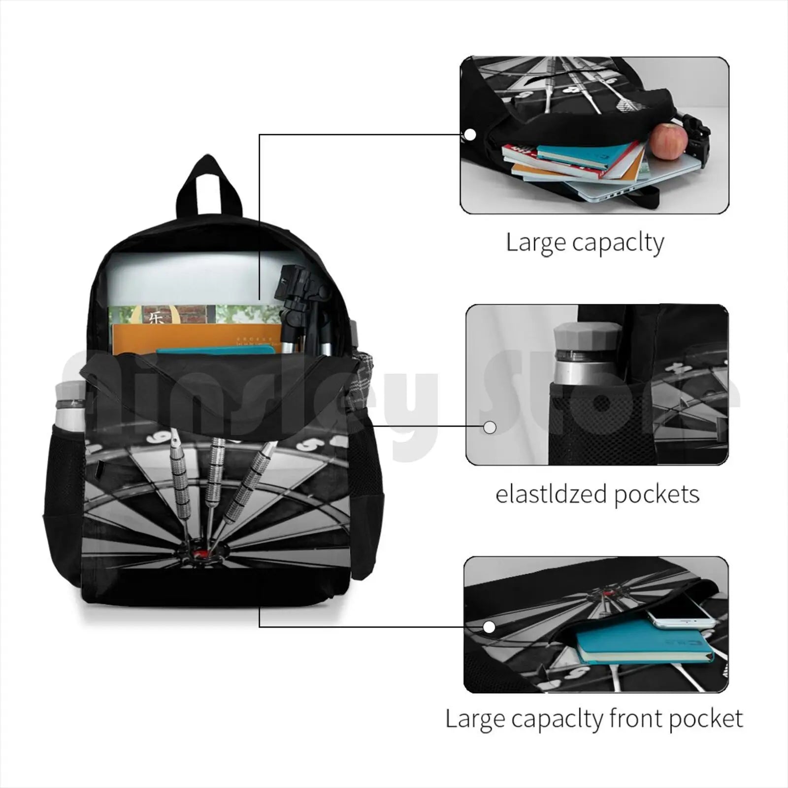 Bull'S Eye X'S Three Outdoor Hiking Backpack