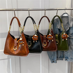 Vintage Underarm Shoulder Bags for Women - Large Capacity Handbags
