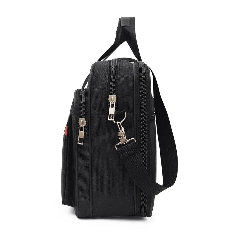 Business Trips Essential Briefcase Multifunction Travel Document Laptop Storage