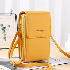 Buylor Soft Leather Wallets Women's Bag Touch Screen Cell Phone Purse