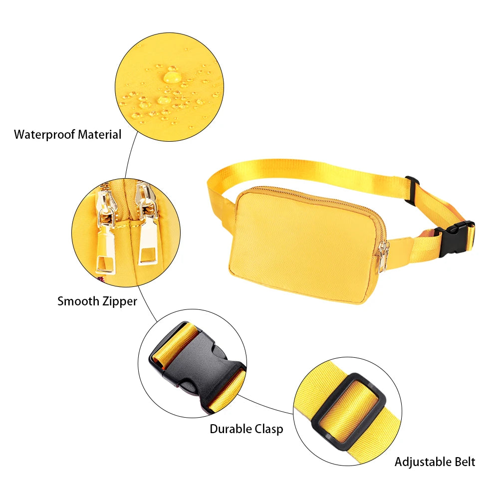 Buylor Waist Bag Fanny Pack Women Hip Bum Bag Shoulder Chest Pack