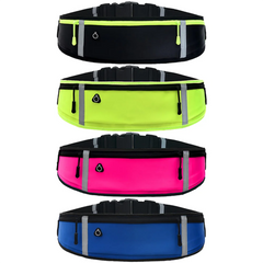 Buylor Waist Pack Unisex Reflective Running Bag Hiking Bum Bag