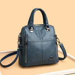 Buylor Women Backpack High PU Leather Multifunction Travel Backpack
