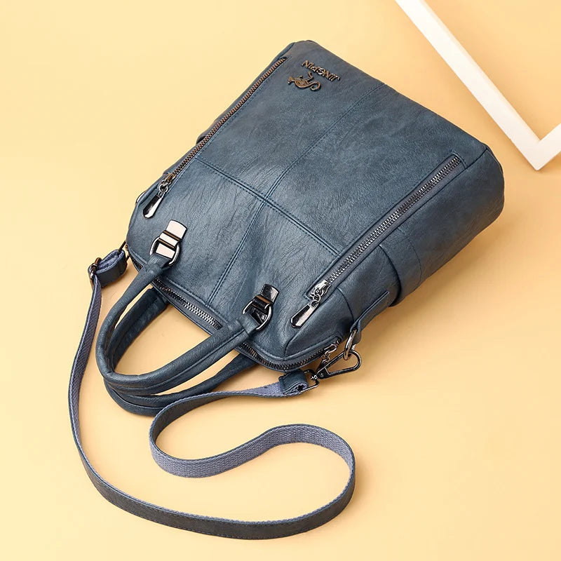 Buylor Women Backpack High PU Leather Multifunction Travel Backpack