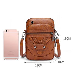 Buylor Women Crossbody Bag PU Leather Mini Shoulder Bags