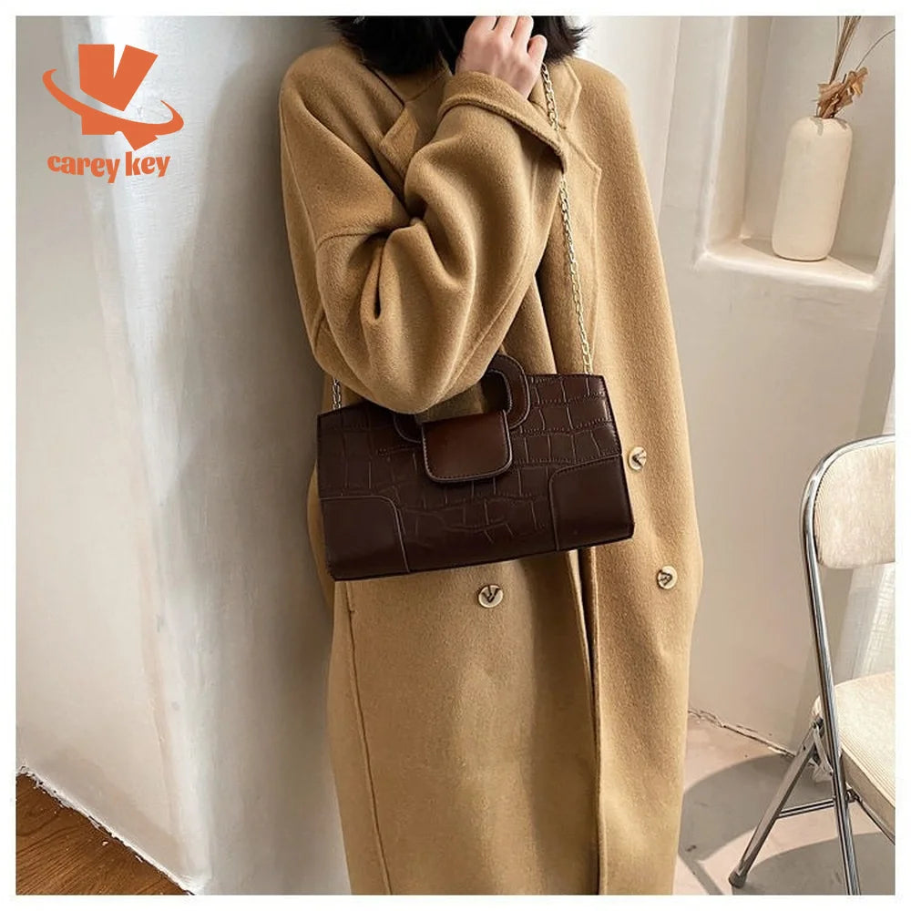 Women Chain Evening Clutch All-Match Tote Crossbody Bags