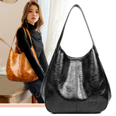 CAREY KEY Vintage Handbag Purse Large Capacity Tote Bag Lady Bag