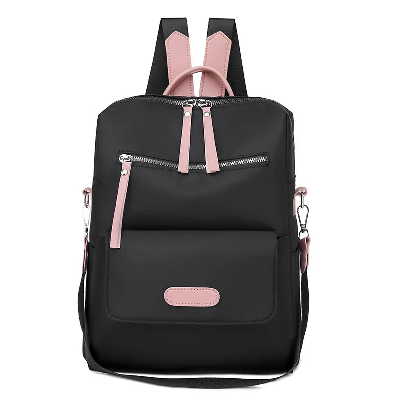 Women's Oxford Anti-Theft Backpack Waterproof School Bag