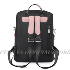 Women's Oxford Anti-Theft Backpack Waterproof School Bag