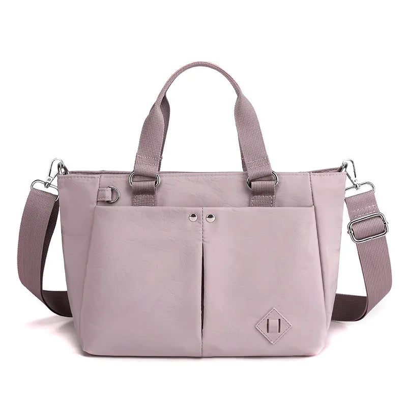 Nylon Waterproof Shoulder Bag for Women Girls