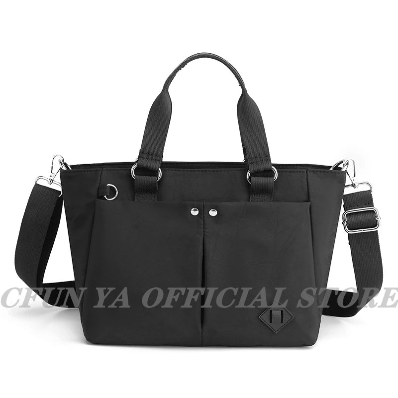 Nylon Waterproof Shoulder Bag for Women Girls