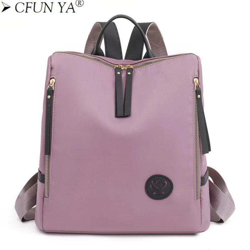 Waterproof Oxford Backpack School Bag Teenage Girl Travel Shoulder Pack