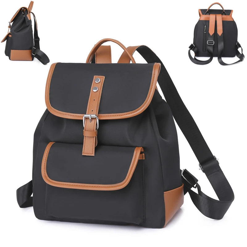 Waterproof Oxford Women Backpack Anti-theft School Bag Female Bagpack