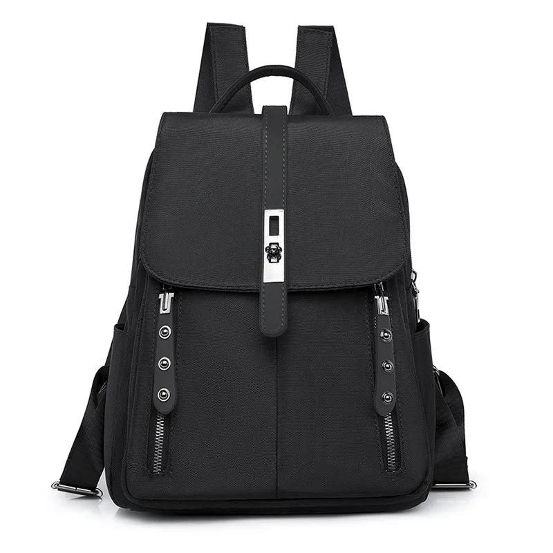 Women Oxford Cloth Travel Backpack Anti-Theft Bagpack Larger Capacity Schoolbag