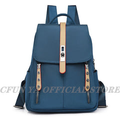 Women Oxford Cloth Travel Backpack Anti-Theft Bagpack Larger Capacity Schoolbag