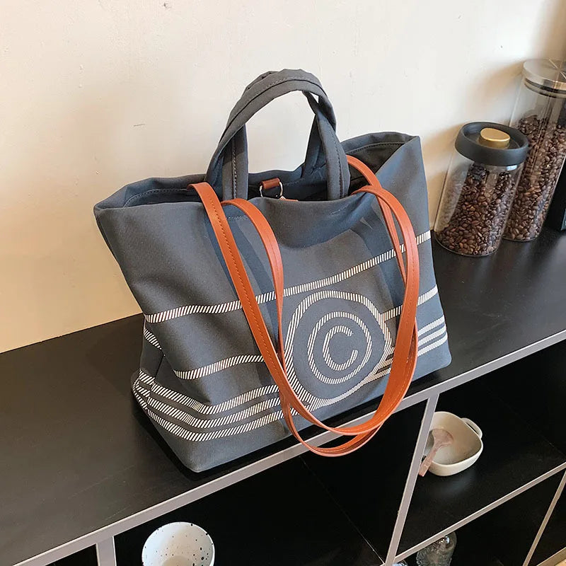 Canvas Tote Bag Women Handbags Casual Shoulder Bag Shopper