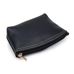 Leather Key Wallet Multi-function Housekeeper High Zipper Purse