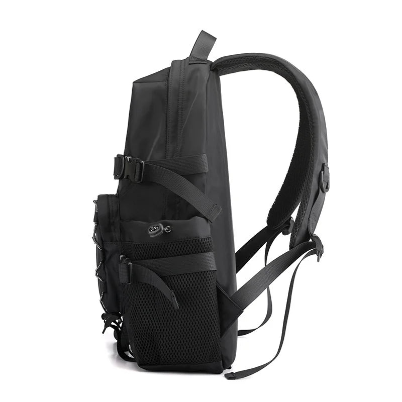 CTRLLOCK Techwear Drawstring Schoolbag Casual Zipper Backpack