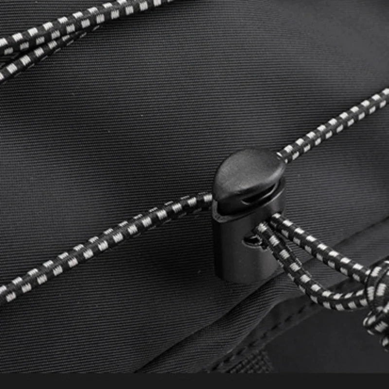 CTRLLOCK Techwear Drawstring Schoolbag Casual Zipper Backpack