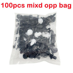 100pcs Car Body Push Retainer Pin Rivet Bumper Door Trim Fastener Clips
