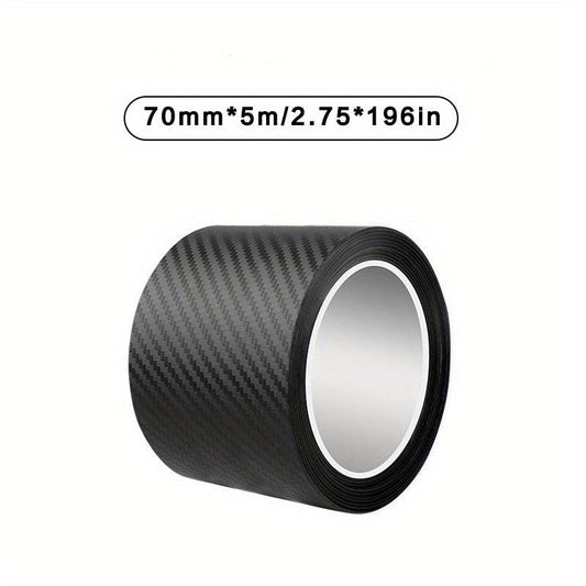 3D Carbon Fiber Sticker Protects Car from Scratches and Water Damage