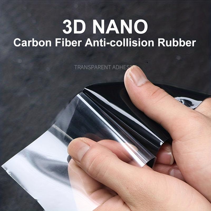 3D Carbon Fiber Sticker Protects Car from Scratches and Water Damage