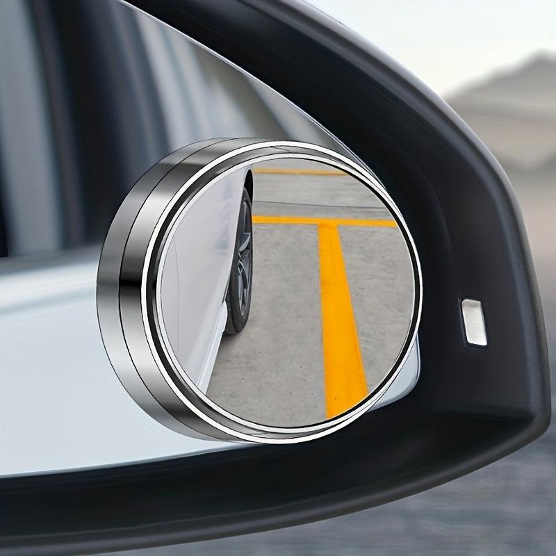 Car Rearview Mirror High-Def 360u00b0 Adjustable Blind Spot Mirror