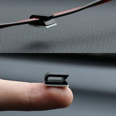 20pcs Car Fixed Clip GPS Data Cable Cord Decorative Wire Fixing Organizer