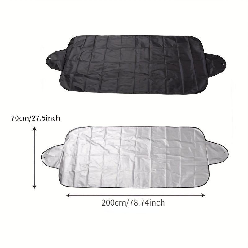Foldable Windshield Cover for Snow and Sun Protection