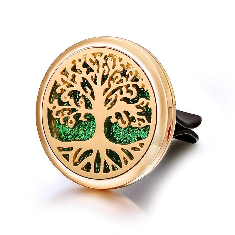 Car Aromatherapy Clip Aroma Diffuser Locket Essential Air Freshener Vent Clip