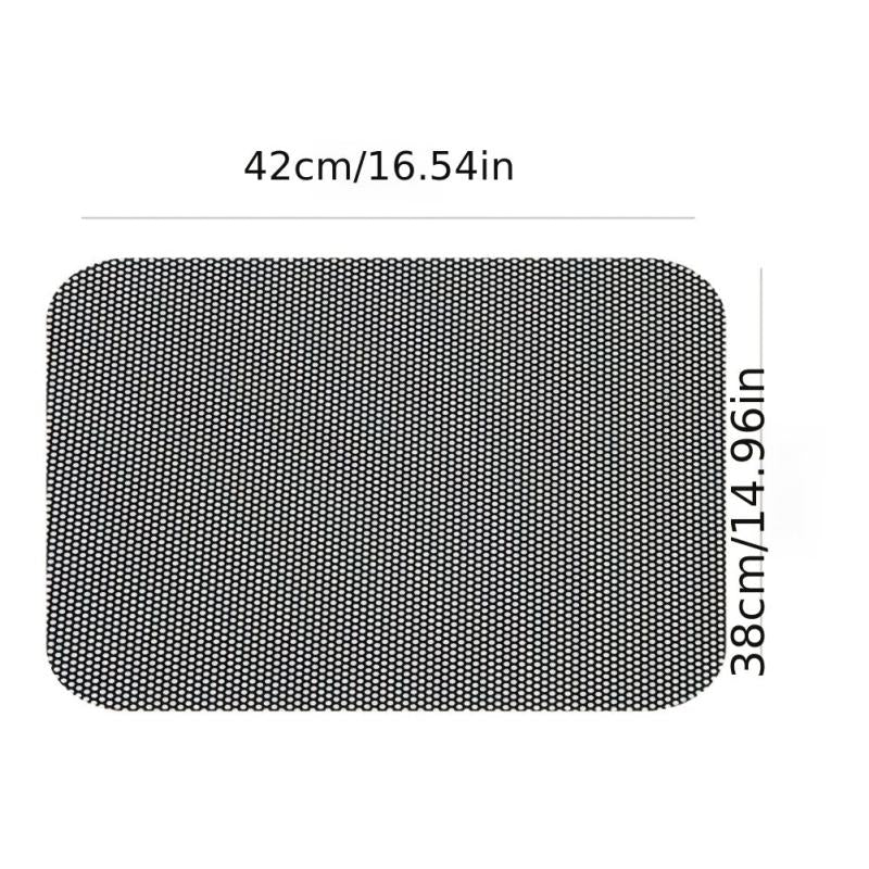 2pcs Car Window Mesh Film, UV Protection, Reusable