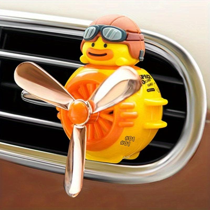 Car A/C Outlet Magnetic Doll Aromatherapy Ornament with Cologne & Lemon