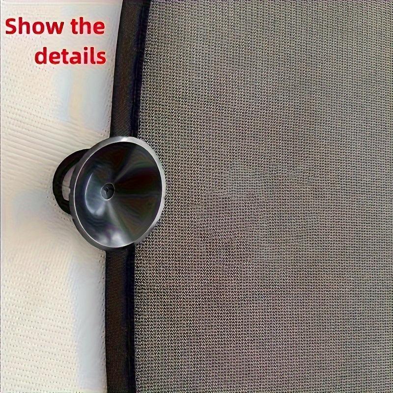 2pcs Car Side Window Sunshade Stickers Heat Insulation for Most Cars