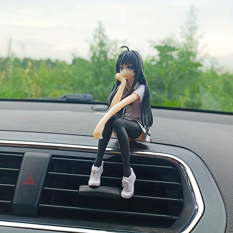 Car Decoration Student Girl Cartoon Anime Characters