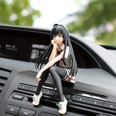 Car Decoration Student Girl Cartoon Anime Characters