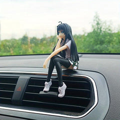 Car Decoration Student Girl Cartoon Anime Characters