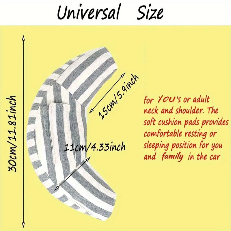 Car Seat Travel Pillow Neck Support Cushion Pad Soft Headrest Shoulder Pad