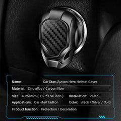 Universal Car Auto Engine Start Stop Button Decor
